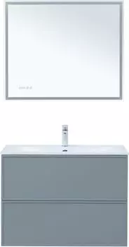 Мебель для ванной Aquanet Арт 90 см мисти грин