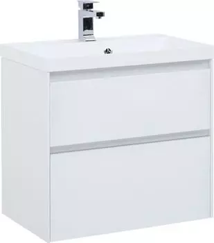 Мебель для ванной Aquanet Гласс 60 см белый