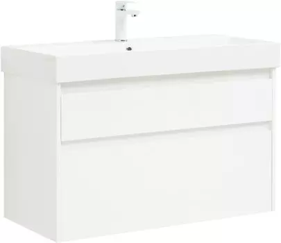 Мебель для ванной Aquanet Nova Lite 100 см белый 2 ящика