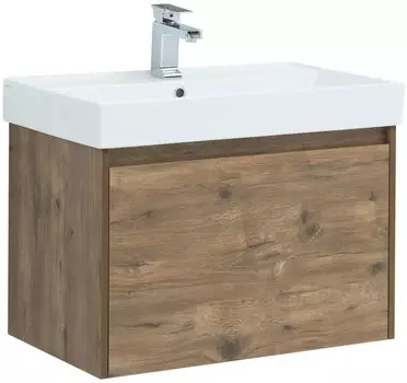 Мебель для ванной Aquanet Nova Lite 75 см дуб рустикальный 1 ящик