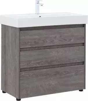 Мебель для ванной Aquanet Nova Lite 85 см дуб рошелье 3 ящика