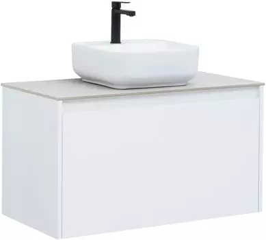 Мебель для ванной Aquanet Nova Lite 90 см белая 1 ящик
