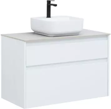 Мебель для ванной Aquanet Nova Lite 90 см белая 2 ящика