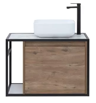 Мебель для ванной Aquanet Nova Lite Loft 75 см R дуб рустикальный