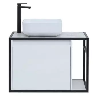 Мебель для ванной Aquanet Nova Lite Loft 75 см L белый