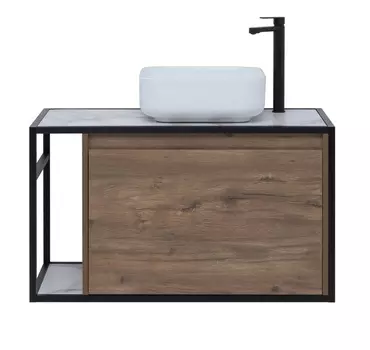 Мебель для ванной Aquanet Nova Lite Loft 90 см R дуб рустикальный