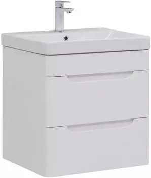 Мебель для ванной Aquanet София 60 см белый глянец (2 ящика)