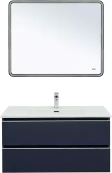 Мебель для ванной Aquanet Вега 100 см маренго