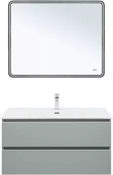 Мебель для ванной Aquanet Вега 100 см мисти грин