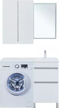 Мебель для ванной Aquanet Вега 110 см белый глянец