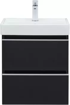 Мебель для ванной Aquanet Вега 50 см черный