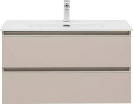 Мебель для ванной Aquanet Вега 90 см бежевый