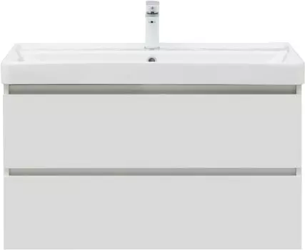 Мебель для ванной Aquanet Вега 90 см белый глянец