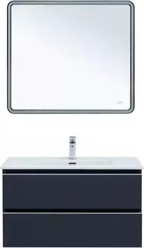 Мебель для ванной Aquanet Вега 90 см маренго