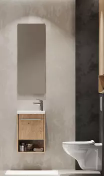 Мебель для ванной Aquaton Хоуп 40 см 1A287101HP6C0 орех, подвесная