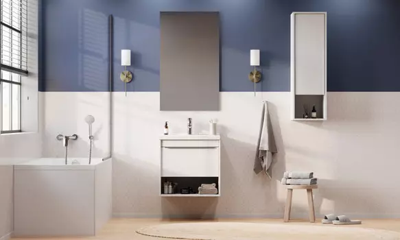 Мебель для ванной Aquaton Хоуп 60 см 1A287201HP2B0 1 ящик, белая матовая