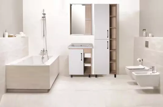 Мебель для ванной ASB-mebel Адель 60 см белый, дуб сонома