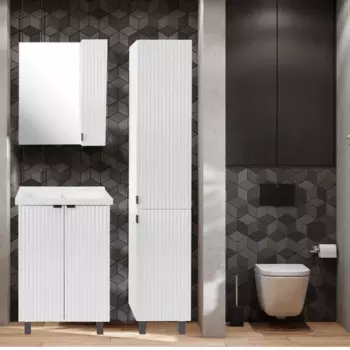 Мебель для ванной ASB-mebel Дора 60 см белый