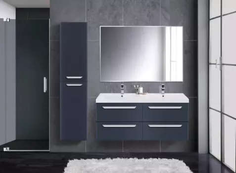 Мебель для ванной Cezares Eco 120 Grafito 2 раковины