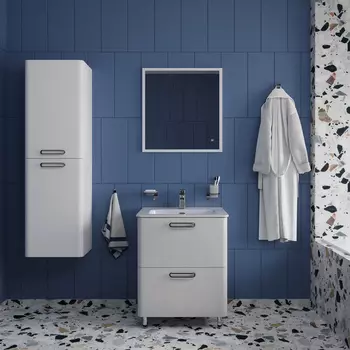 Мебель для ванной Iddis Brick 60 см напольная белая