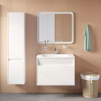 Мебель для ванной Iddis Esper 80 см подвесная белая 1 ящик