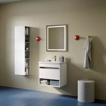 Мебель для ванной Iddis Zodiac X 60 см подвесная, 1 ящик, белая