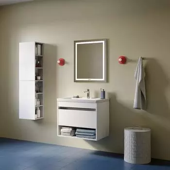 Мебель для ванной Iddis Zodiac X 70 см подвесная, 1 ящик, белая