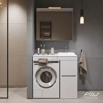 Мебель для ванной комнаты Alavann Cosmetic 100 см белая