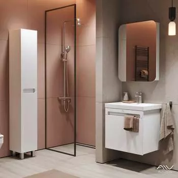 Мебель для ванной комнаты Alavann Cosmetic 60 см белая