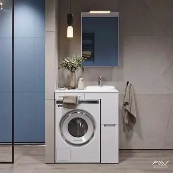 Мебель для ванной комнаты Alavann Cosmetic 85 см белая