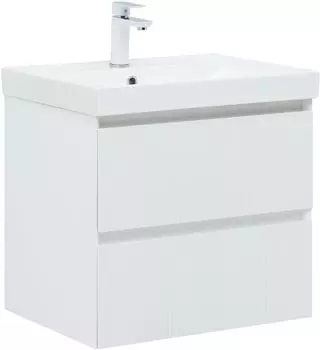 Мебель для ванной комнаты Aquanet Альтера 61 см 00337154 подвесная, белая матовая