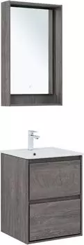 Мебель для ванной комнаты Aquanet Милан 51 см 00336371 подвесная, дуб рошелье