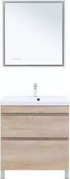 Мебель для ванной комнаты Aquanet Нота NEW 75 см 00344143 напольная, дуб светлый