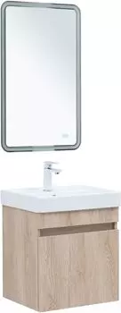 Мебель для ванной комнаты Aquanet Оптима 50 см 00344802 подвесная, дуб светлый