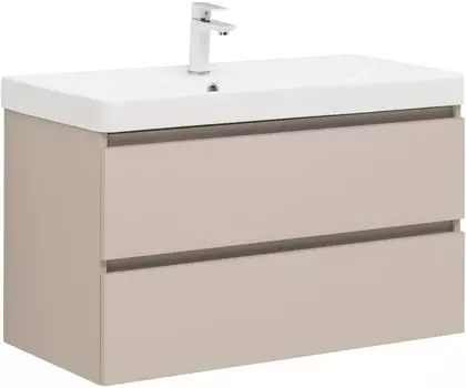 Мебель для ванной комнаты Aquanet Вега 2.0 91 см 00337944 подвесная, бежевая