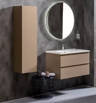 Мебель для ванной комнаты Armadi Art Capolda 849-085-LA 80 см латте