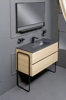 Мебель для ванной комнаты Armadi Art Vallessi 80 дуб светлый матовый