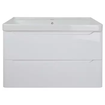 Мебель для ванной комнаты Azario Lotos 82 см подвесная, белая