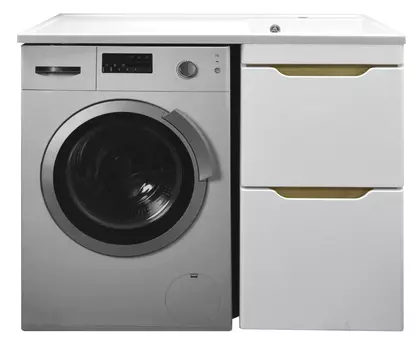 Мебель для ванной комнаты Azario Magenta 120 см напольная, белая