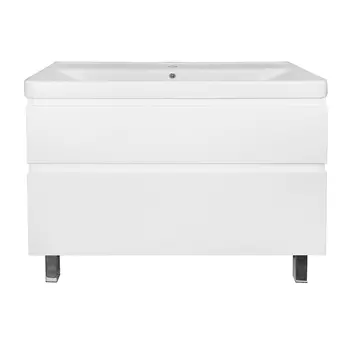 Мебель для ванной комнаты Azario Мила 100 см напольная, белая