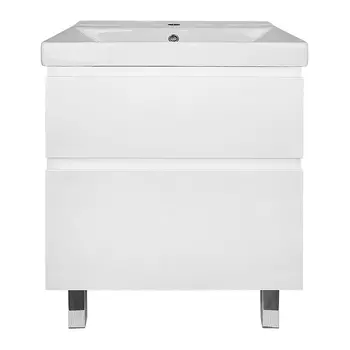 Мебель для ванной комнаты Azario Мила 60 см напольная, белая матовая