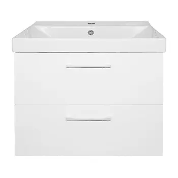 Мебель для ванной комнаты Azario Ника 60 см подвесная, белая глянцевая