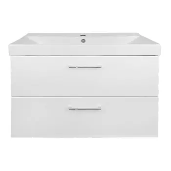 Мебель для ванной комнаты Azario Ника 80 см подвесная, белая