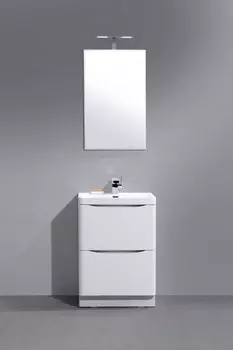 Мебель для ванной комнаты BelBagno Ancona-N 60 напольная bianco lucido