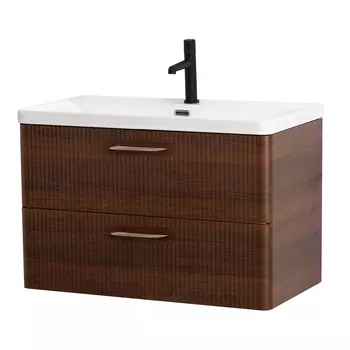 Мебель для ванной комнаты BelBagno Due 80 см Noce