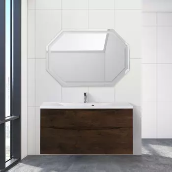 Мебель для ванной комнаты BelBagno Marino-h60 120 см Rovere Moro
