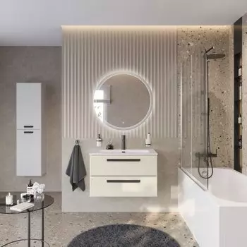 Мебель для ванной комнаты Cezares Eco 80 см альпака брашированная