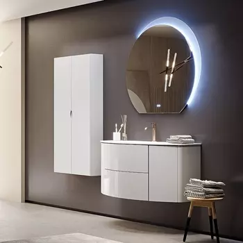 Мебель для ванной комнаты Cezares Eden 121 см подвесная, Bianco Lucido