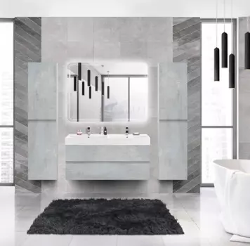 Мебель для ванной комнаты Cezares Molveno 120 Beton