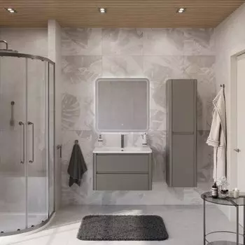 Мебель для ванной комнаты Cezares Relax 80 см подвесная, сатин